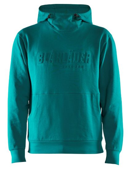 Afbeeldingen van BLÅKLÄDER Hoodie 3D 3530 groenblauw M