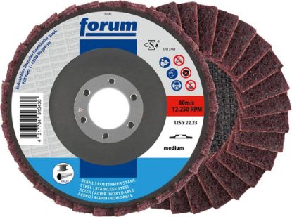 Afbeeldingen van FORUM Lamellen vlies schuurschijf 115MM grof