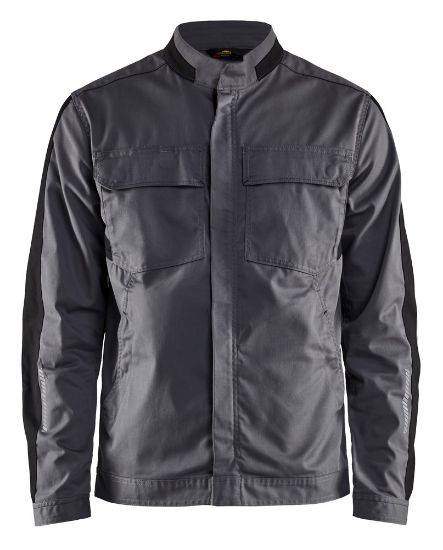 Afbeeldingen van BLÅKLÄDER Jack industrie met stretch 4444 medium grijs/zwart XS