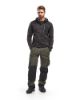 Afbeeldingen van BLÅKLÄDER Gebreid vest met softshell 4930 donkergrijs/zwart M