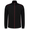 Afbeeldingen van TRICORP Sweatvest Accent 302702 zwart/rood S
