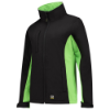Afbeeldingen van TRICORP Softshell bi-colour dames 402008 zwart/limoen S