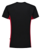 Afbeeldingen van TRICORP T-shirt bi-colour 102004 zwart/rood L