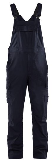 Afbeeldingen van BLÅKLÄDER Bretelbroek industrie met stretch 2666 donker marineblauw D96