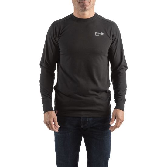 Afbeeldingen van MILWAUKEE Shirt hybrid long sleeve HTLSBL zwart S