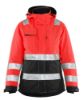 Afbeeldingen van BLÅKLÄDER Winterjas dames 4872 High Vis rood/zwart M
