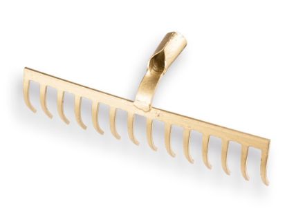 Afbeeldingen van OFFNER Tuinhark met open dul 14-tands gebogen zonder steel