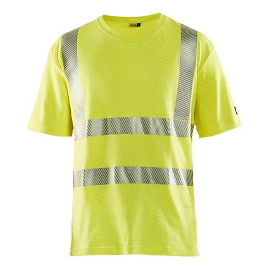 Afbeeldingen van BLÅKLÄDER T-shirt Multinorm 3480 High Vis geel XS