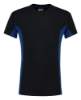 Afbeeldingen van TRICORP T-shirt bi-colour met borstzak 102002 navy/royal blauw L
