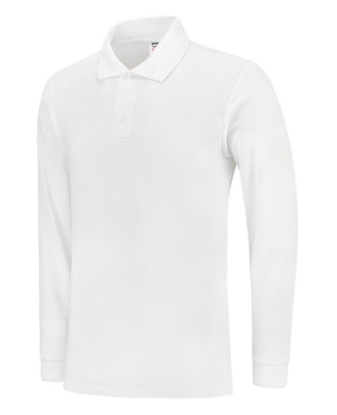 Afbeeldingen van TRICORP Poloshirt met lange mouwen 201009 wit XL