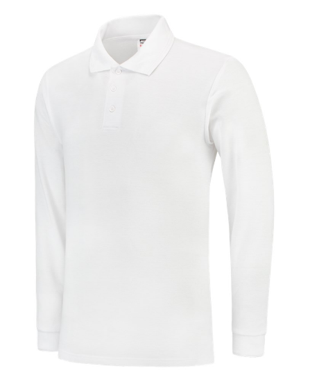 Afbeeldingen van TRICORP Poloshirt met lange mouwen 201009 wit L