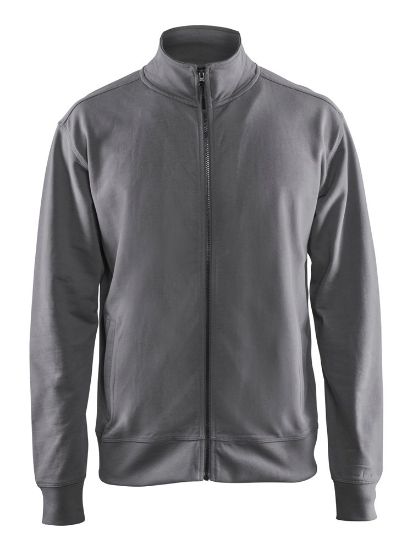 Afbeeldingen van BLÅKLÄDER Sweatshirt met rits 3371 grijs 3XL