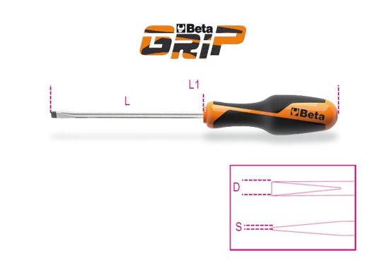 Afbeeldingen van BETA Sleufschroevendraaier 1264 2,5X60