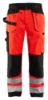 Afbeeldingen van BLÅKLÄDER Werkbroek 1533 High Vis rood/zwart D96
