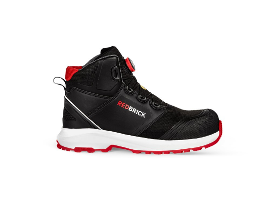 Afbeeldingen van REDBRICK Werkschoen hoog Pulse Speed Lace S3 zwart 47