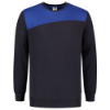 Afbeeldingen van TRICORP Sweater bi-colour Naden 302013 navy/royal blauw XL