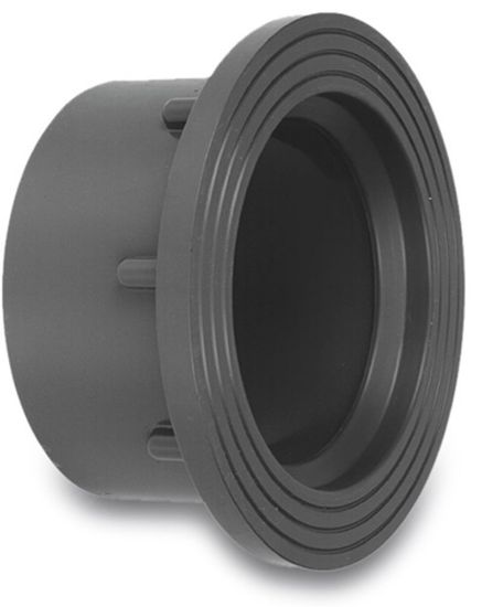 Afbeeldingen van VDL Kraagbus PVC-U grijs 125MM lijmmof