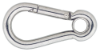 Afbeeldingen van Karabijnhaak met kous C-DIN5299 RVS316 70X7MM