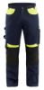 Afbeeldingen van BLÅKLÄDER Werkbroek zonder spijkerzakken 1556 donker marineblauw/High Vis geel D88