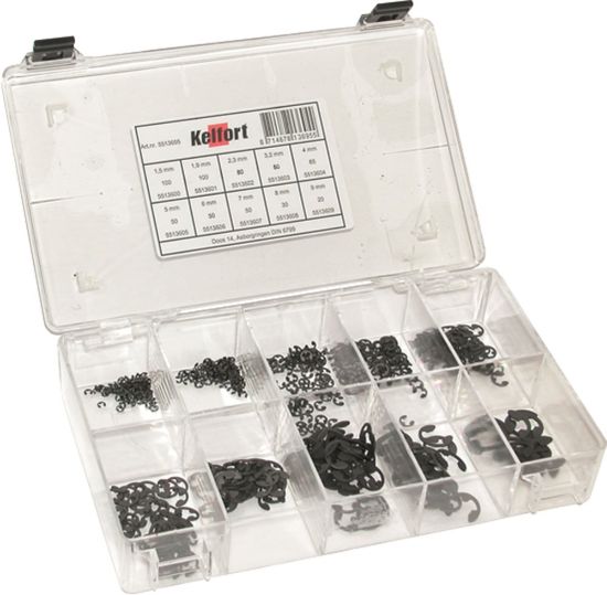 Afbeeldingen van KELFORT Assortimentdoos nr.14 asborgringen DIN6799 ZW