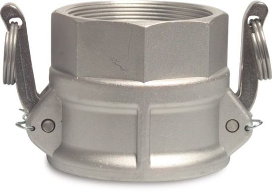 Afbeeldingen van Snelkoppeling aluminium 1" M-deel Camlock D/binnendraad 16bar