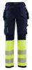 Afbeeldingen van BLÅKLÄDER Werkbroek met 4-weg stretch dames 7193 marineblauw/High Vis geel C48