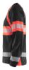 Afbeeldingen van BLÅKLÄDER T-shirt met lange mouwen 3510 zwart/High Vis rood L
