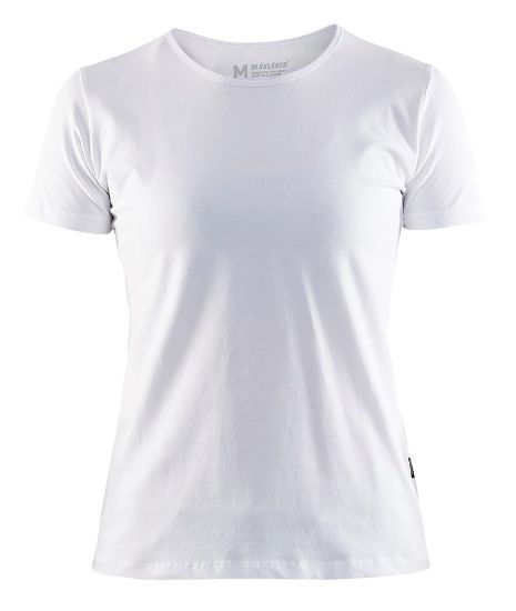 Afbeeldingen van BLÅKLÄDER T-shirt dames Slim-Fit 3304 wit 2XL