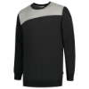 Afbeeldingen van TRICORP Sweater bi-colour Naden 302013 zwart/grijs M