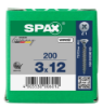 Afbeeldingen van SPAX Universele schroef verzonkenkop WIROX voldraad PZ1 3X12MM