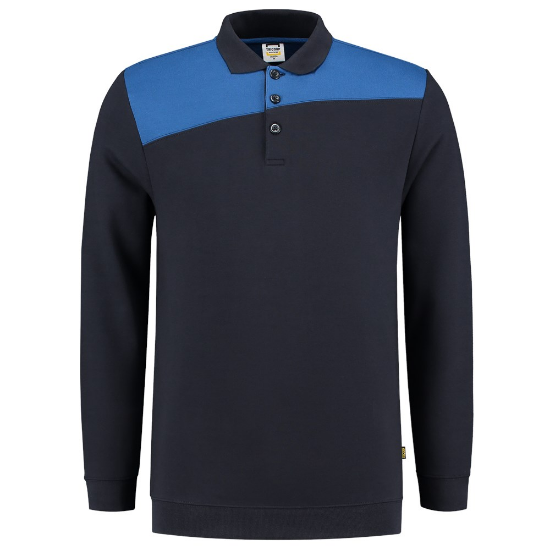 Afbeeldingen van TRICORP Polosweater bi-colour Naden 302004