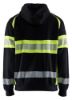 Afbeeldingen van BLÅKLÄDER Hoodie 3552 zwart/High Vis geel L