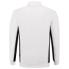 Afbeeldingen van TRICORP Polosweater bi-colour met borstzak 302001 wit/donkergrijs XS