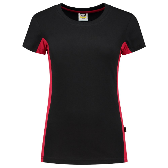 Afbeeldingen van TRICORP T-shirt bi-colour dames 102003