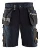 Afbeeldingen van BLÅKLÄDER Short met stretch en spijkerzakken 1598 donker marineblauw/zwart C62