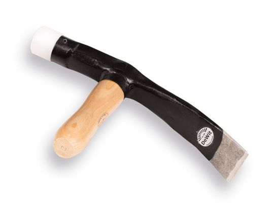 Afbeeldingen van DE WIT Straathamer met nylon dop bekbreedte 50MM