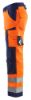 Afbeeldingen van BLÅKLÄDER Werkbroek zonder spijkerzakken 1566 High Vis oranje/marineblauw C48
