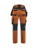Afbeeldingen van BLÅKLÄDER Werkbroek dames met stretch 7170 roest/zwart D18
