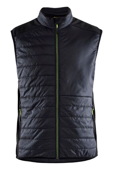 Afbeeldingen van BLÅKLÄDER Bodywarmer gevoerd 3863 zwart/High Vis geel L