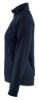 Afbeeldingen van BLÅKLÄDER Sweater service dames met rits 3394 donker marineblauw/High Vis geel S