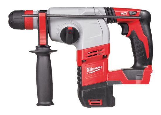 Afbeeldingen van MILWAUKEE Accu combihamer HD18HX-0 heavy duty SDS-Plus 3-standen met FIXTEC BODY