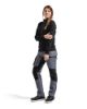 Afbeeldingen van BLÅKLÄDER Werkbroek service dames met stretch 7159 grijs/zwart C48