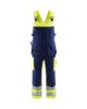 Afbeeldingen van BLÅKLÄDER Bretelbroek 2603 High Vis geel/marineblauw C50
