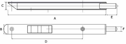 Afbeeldingen van Pijpkantschuif 886 limba rond 160X20X15MM