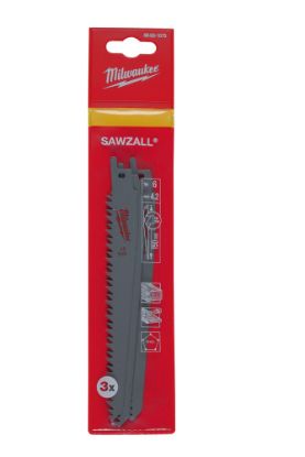 Afbeeldingen van MILWAUKEE Reciprozaagblad hout/kunststof 150MM 6TPI 3x