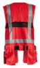 Afbeeldingen van BLÅKLÄDER Werkvest 3032 High Vis rood 2XL