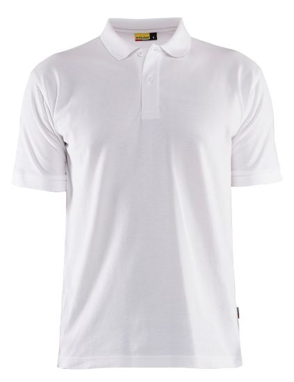 Afbeeldingen van BLÅKLÄDER Poloshirt piqué 3435 wit XL