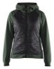 Afbeeldingen van BLÅKLÄDER Hybride sweater dames 3464 herfstgroen/zwart S