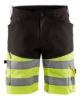 Afbeeldingen van BLÅKLÄDER Short met stretch 1541 zwart/High Vis geel C60