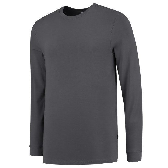Afbeeldingen van TRICORP T-shirt met lange mouwen 60°C wasbaar 101015 donkergrijs S